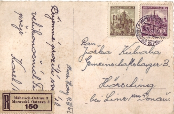 Přijemné velikonoce 1941 00 063 B + M ● - Velikonoce
